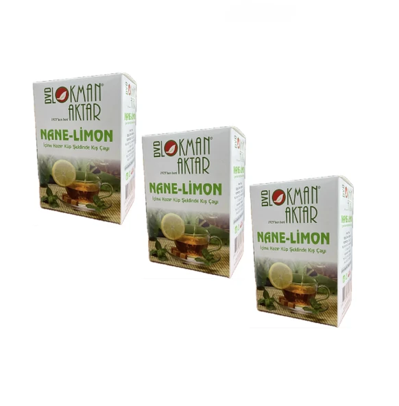 Nane Limon Atom küp çay 150 gr 3Adet, Lokman Aktar ürün görseli 1