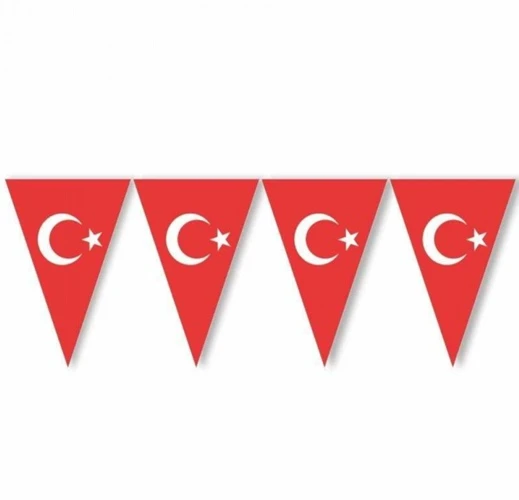 Üçgen Flama Sıralı Bayrak - 4 paket ürün görseli 1