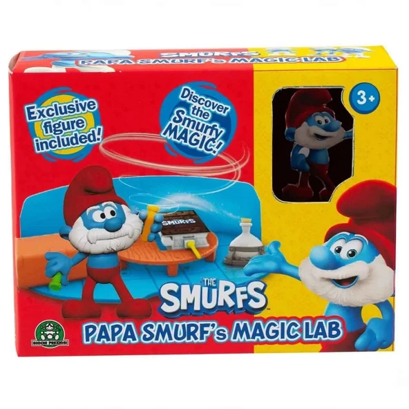Şirinler Figür Oyun Seti Şirin Baba İksir Seti - Resim 3