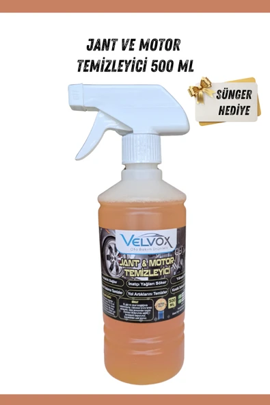 Jant Ve Motor Temizleyici 500 ml + Sünger Hediye, Jant Temizleme, Motor Temizleme ürün görseli 1