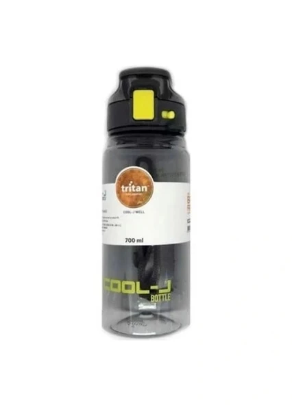 GIPTA ASKILI KİLİTLİ TRİTAN MATARA 700 ML SİYAH KUTUDA ürün görseli 1