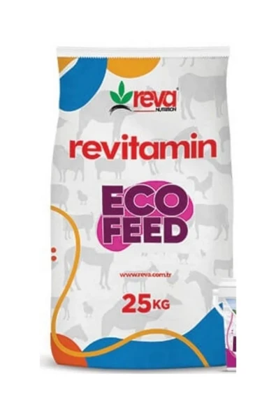 Hs Tarım Revitamin Eco Feed Büyük ve Küçükbaş Vitamin Mineral Premiksi 25 KG Kraft ürün görseli 1