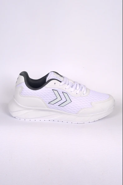 Hummel 900721-9001 PROCTION Fileli Bağcıklı Hafif Taban Dokulu Beyaz Erkek Spor Ayakkabı ürün görseli 1