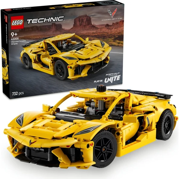 LEGO 42205 Technic Chevrolet Corvette Stingray 42205 ürün görseli 1
