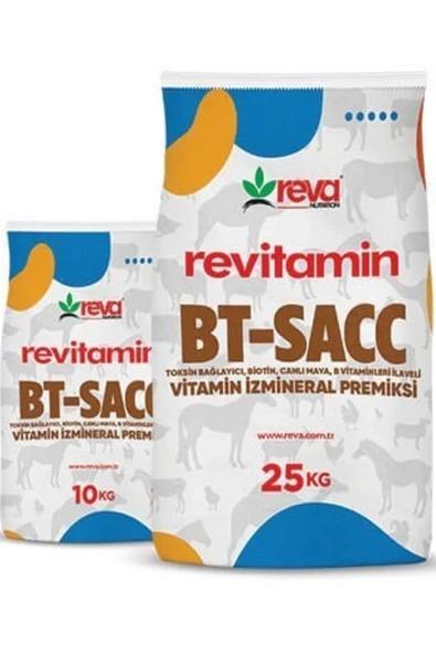 Hs Tarım Revitamin Bt-Sacc Canlı Maya Alaşımlı Hayvan Yem Katkısı 25 kg ürün görseli 1