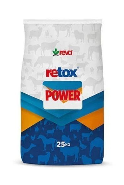 Hs Tarım Retox Power Verim Düşüklüğü için Hayvan Yem Katkı 25 kg Kraft ürün görseli 1