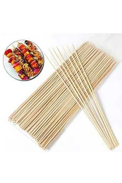Ahşap, Uzun Ve Kalın, Çöp Şiş Çubuğu 40 Cm - 20 Adet 1229 ürün görseli 1