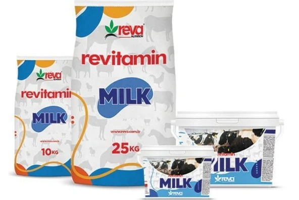 Hs Tarım Revitamin Milk Süt Verim Artırıcı Hayvan Yem Katkısı 10 KG Kova ürün görseli 1
