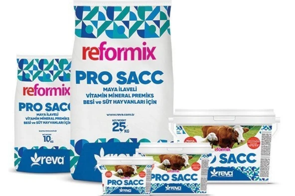 Hs Tarım Reformix Pro Sacc Hayvan Süt-Vitamin-Mineral Takviyesi 10 KG Kova ürün görseli 1