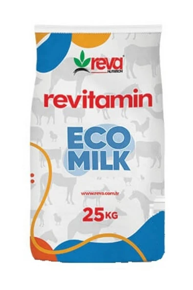 Hs Tarım Revitamin Eco Milk Büyük ve Küçükbaş Hayvan Vitamin Mineral Premiks 25 KG Kraft ürün görseli 1