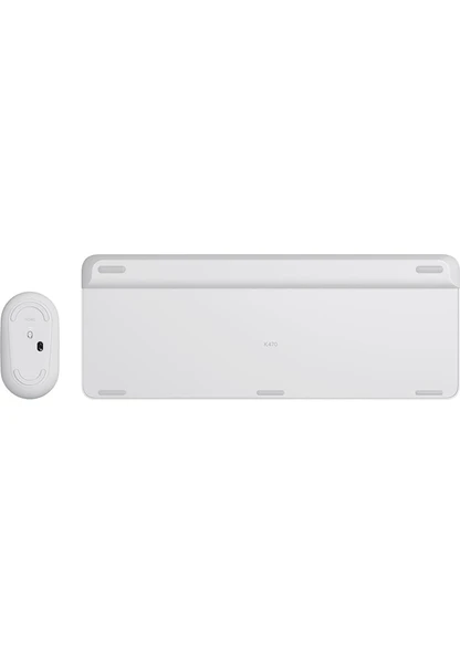 Logitech MK470 Kablosuz İnce İngilizce Q Klavye + Mouse Seti - Resim 5