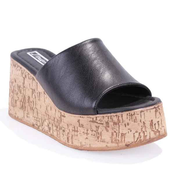 Dagoster DZA07-8961510 Siyah Ortopedik Günlük Feta Taban  Kadın Terlik ürün görseli 1