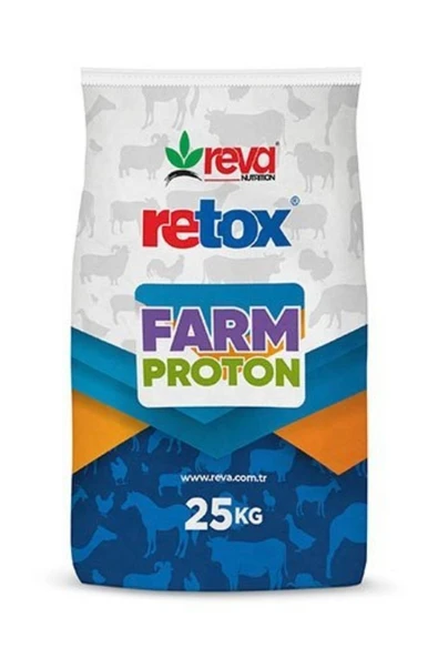 Hs Tarım Retox Farm Proton Vitamin-Organik ve İnorganik Mineral Hayvan Yem Katkı 25 Kg ürün görseli 1