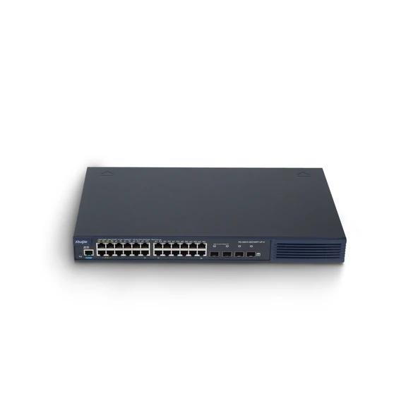 RUIJIE RG-S2910-24GT4SFP-UP-HV3.0 24 PORT 10/100/1000 24 PORT POE/POE+ 1-4 PORT HI-POE 4 X 1G SFP 370 WATT YONETILEBILIR RACK MOUNT SWITCH ürün görseli 1