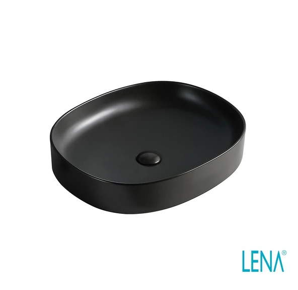 LENA TEZGAHÜSTÜ LAVABO (MAT SİYAH) EY-4712MS ürün görseli 1
