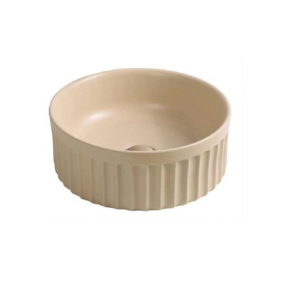 LENA TEZGAHÜSTÜ LAVABO EY-4715MK (BEJ) ürün görseli 1