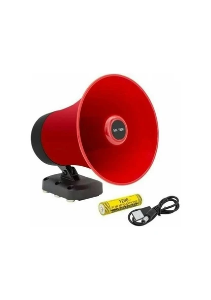 Araç Üstü Mıknatıslı 50 W Hoparlör (Şarjlı-Bluetooth-Usb-Sd kart) ürün görseli 1