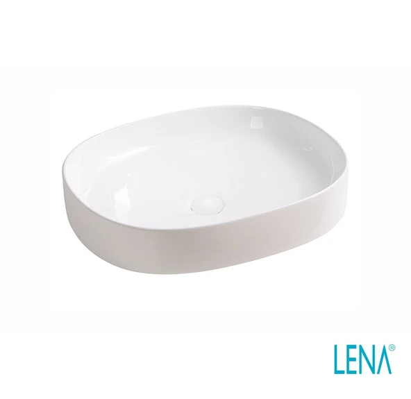 LENA TEZGAHÜSTÜ LAVABO EY-4712 BEYAZ ürün görseli 1