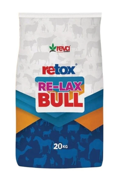 Hs Tarım Retox Re-lax Bull Erkek Besi Hayvanları İçin Sakinleştirici Yem Katkı 20Kg Torba ürün görseli 1