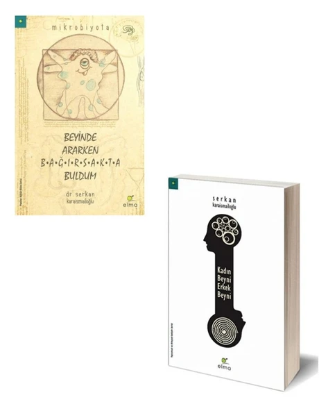 Serkan Karaismailoğlu Kadın Beyni Erkek Beyni + Beyinde Ararken Bağırsakta Buldum (2 Kitap) ürün görseli 1