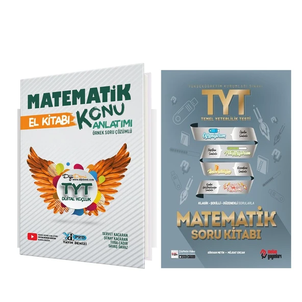 Yayın Denizi TYT Matematik Pro El Kitabı ve Metin Soru Bankası Seti 2 Kitap ürün görseli 1
