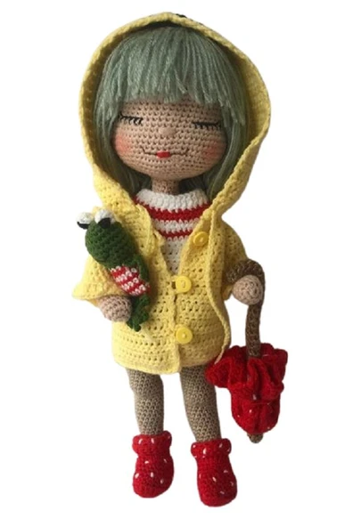 Daisy Bebek Amigurumi Organik Oyuncak ürün görseli 1