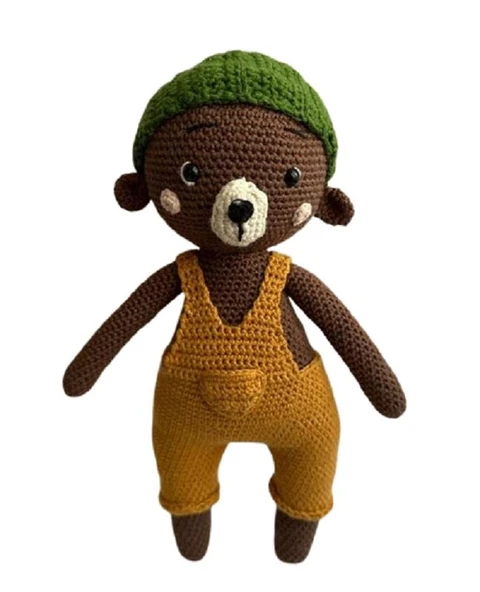 Yoko Ayıcık Amigurumi Organik Oyuncak ürün görseli 1