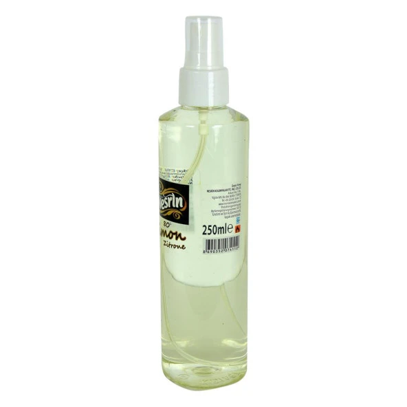 Nesrin Limon Kolonyası Zitrone 80 Derece Pet Şişe Sprey 250 ML ürün görseli 1
