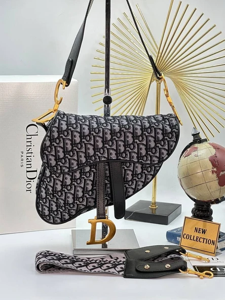 Christian Dior SADDLE ナイロンボディーバッグ PTTAVM: CHRISTIAN DIOR SADDLE BAG 21/19 CM (10)