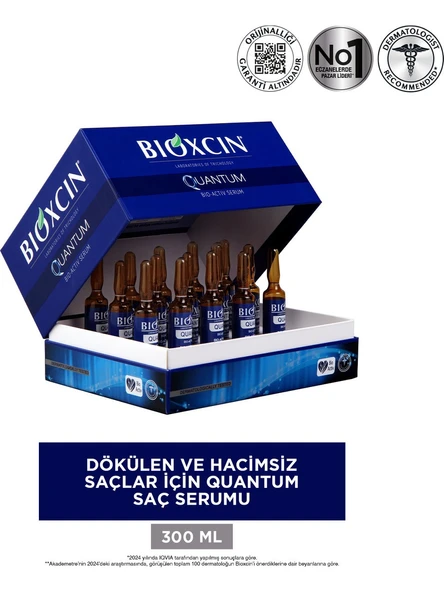 Bioxcin Quantum Bio-Activ 15x6 ml Saç Serumu ürün görseli 1