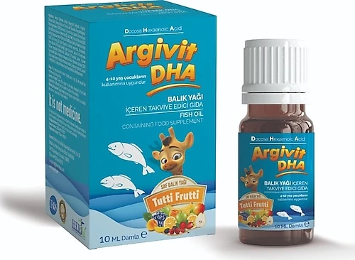 Argivit Dha Balık Yağı Damla 10 ml ürün görseli 1