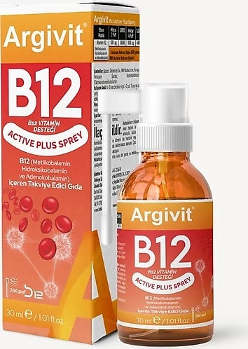 Argivit B12 Active Plus Sprey 30 ml ürün görseli 1
