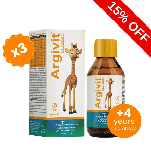 Argivit Classic Şurup 150 ml 3'lü ürün görseli 1