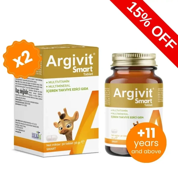 Argivit Smart 30 Tablet 2 Adet ürün görseli 1