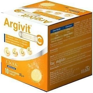 Argivit Vitamin C Efervesan 10 Tablet ürün görseli 1
