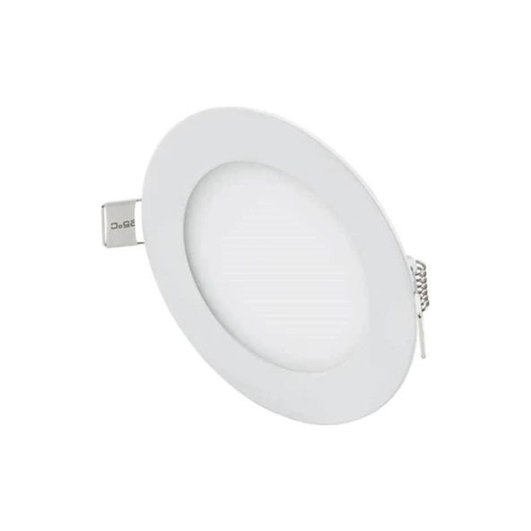 CATA CT-5145B 6W Slim Led Panel yuvarlak aydınlatma Armatür Sıcak Beyaz 3200K ışık ürün görseli 1