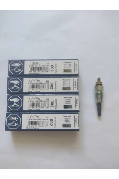 Bosch VW T4 CADDY 1.9 AUDİ SKODA VOLVO GOLF PASSAT POLO NİS KIZDIRMA BUJİ 0250201032 N10213002 6285 GN857 ürün görseli 1