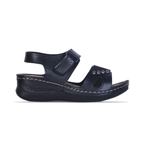 Moda Ayakkabı 154 Siyah Kadın Yazlık Sandalet Ayakkabı ürün görseli 1