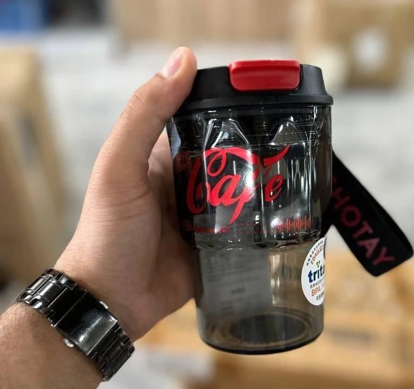Shotay Class Tritan Bardak Matara 470Ml Mor - Resim 4