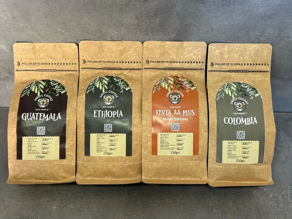 TANIŞMA PAKETİ (Guatemala/Colombia/Ethiopia/Kenya) ürün görseli 1