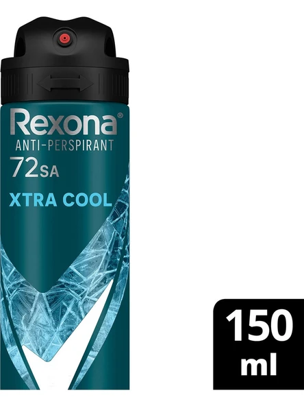 Rexona Men Erkek Sprey Deodorant Xtra Cool 72 Saat Kesintisiz Üstün Koruma 150 ml ürün görseli 1