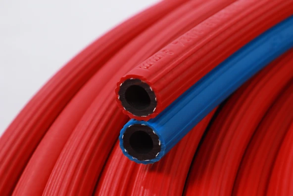 ikiz Kaynak Oksijen Asetilen Hortumu  (İç çap 10 mm)-(50 Metre) ürün görseli 1