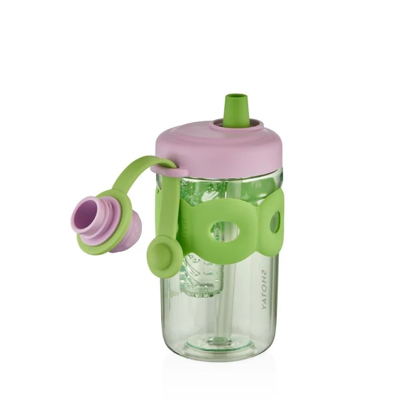 Shotay Bubbl Su Matarası Tritan Yeşil 650Ml - Resim 2