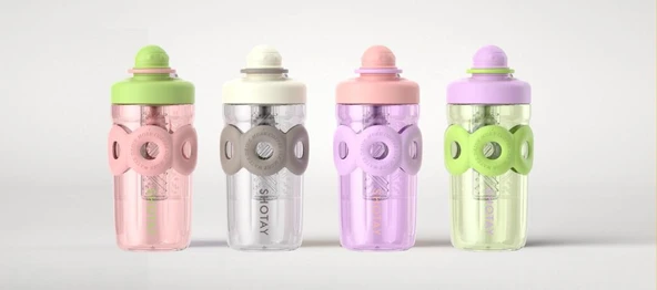 Shotay Bubbl Su Matarası Tritan Mor 650Ml - Resim 3