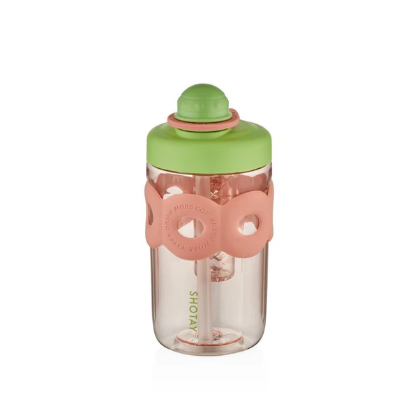 Shotay Bubbl Su Matarası Tritan Pembe 650Ml ürün görseli 1