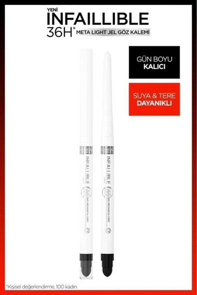 L'Oreal Paris Infaillible Meta Light Jel Göz Kalemi - Polar White 3600524104832 ürün görseli 1