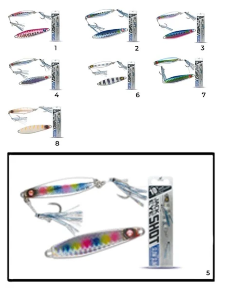 Hayabusa EX 976 Jack Eye Slow Slim 40gr Light Jig Suni Yem ürün görseli 1