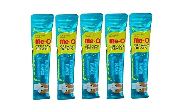 Me-O Ton Balık ve Palamut Balıklı Kedi Likit Ödül Maması 15 Gr*5 ADET ürün görseli 1
