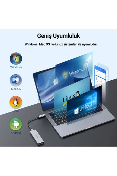 Ugreen  Usb 3.2 Gen2 Type-c 10gbps M.2 Nvme Ssd Disk Kutusu - Resim 3