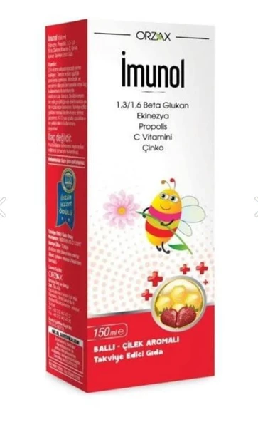Ocean İMUNOL Ballı Çilek Aromalı 150ml Şurup ürün görseli 1